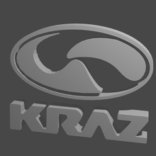 Kraz logo 3d print model - Mito3D