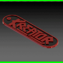 Schöpfer Schlüsselbund Schlüssel Ringe Metall 3d print model - Mito3D