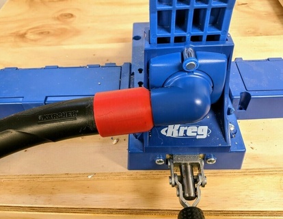 kreg jig k5 karcher vacuum adapter karcher kreg vacuum adapter parts  3d print model - Mito3D
