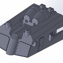 kriegsmarine flak 105 cm arma a arte 3d print model - Mito3D
