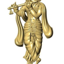 krishna-statue krishna art statue gopal kesto nanda-lal murti god 3d print model - Mito3D