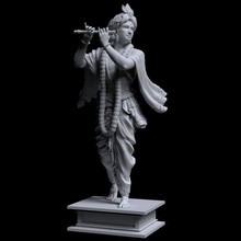 Krishna art Dieu hindou Inde gopal bijoux sculpture indiangod artefacts 3d print model - Mito3D