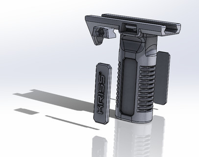Kriss vecteur manipuler airsoft face 3d print model - Mito3D
