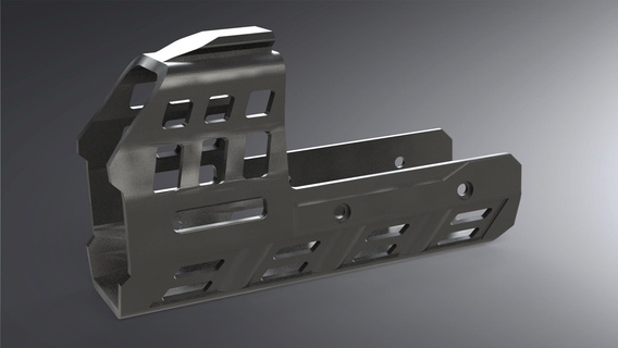 kriss vector mira guardamanos airsoft mlok 3d print model - Mito3D
