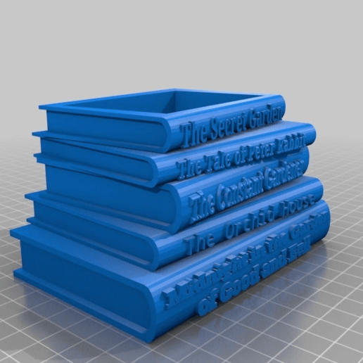 kristin book planter tool 3d printing 3D print model - Mito3D