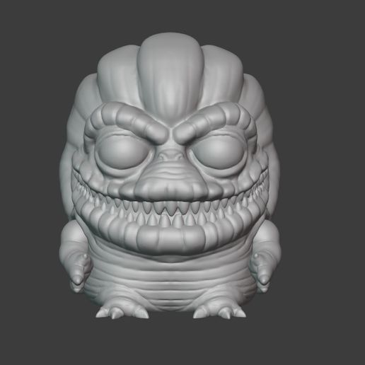 krite funko pop style bestioles monstre film horreur comédie mordre jouet Douane 3D print model - Mito3D