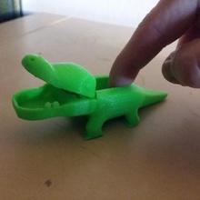kroko jogo selva mecânico animais crocodilo brinquedo 3d print model - Mito3D
