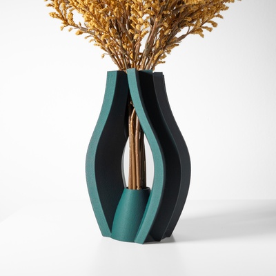 krone vase modern einzigartig zuhause haus dekor getrocknet konserviert blume anordnung stl datei garten innen blumen pflanzen vasen 3d print model - Mito3D
