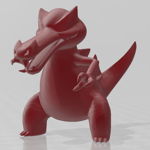 crocodilo 3D print model - Mito3D