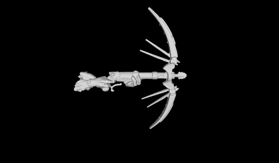 kroot weapons Game space warrior battle spare part miniature tabletop carnivore weapon 3d print model - Mito3D