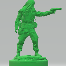krueger disparo pistola base juego pc juegos deber hombre estación xbox figura arma 3d print model - Mito3D