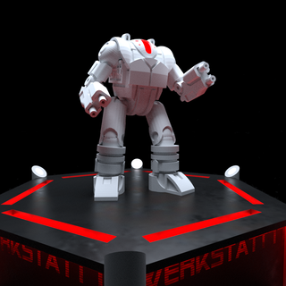 Kruger jogos cobre battletech mech mecha jogo guerra robô tampo mesa Battlemech 3d print model - Mito3D