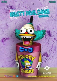 Krusty diabo mexe 3d print model - Mito3D