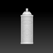 krylon spray aerossol grafite 3d print model - Mito3D