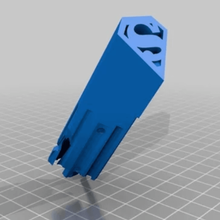 kryptonian touche de commande jeu dc kriptonian clé superman 3d print model - Mito3D
