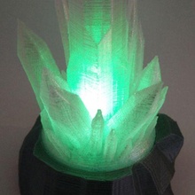 Kryptonit Tee Licht tea light Kristall Übermensch 3d print model - Mito3D