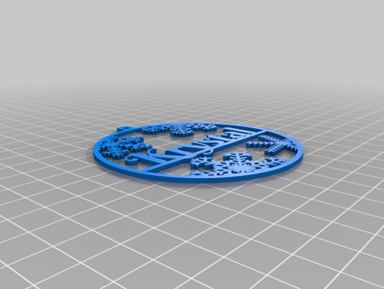 krystal ornamento personalizzato arredamento 3d print model - Mito3D