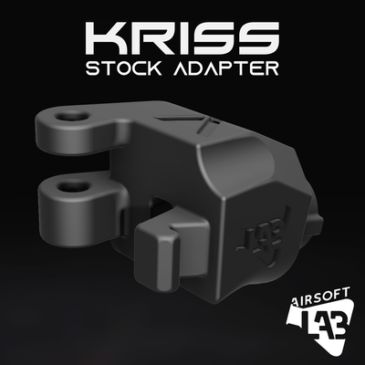 kritisieren kriss vektor aeg lager airsoft labor spiel m4 puffer adapter tube milspec 3d print model - Mito3D