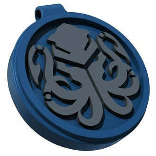 krytac logo keyring 3d print model - Mito3D