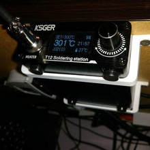 ksger t-12 soldering station mounting bracket t12 mount 3d print model - Mito3D