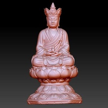 kshitigarbha buddha art jizo dizang statua la scultura 3d cnc carattere guanyin il buddismo orient cina giappone 3d print model - Mito3D