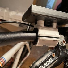 kt lcd3 Schermo montare ebike controller bicicletta kunteng cargobike bullitt 3d print model - Mito3D