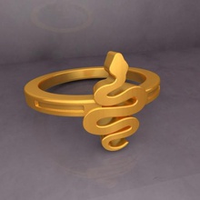 ktfrd06 filigree snake geometric ring 3d design jewelry printed silver design3d ktkaraj stl 3dprinting cad model wedding fancy 3d print model - Mito3D
