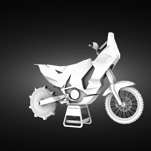 ktm 450 Dakar motocicleta 3D print model - Mito3D