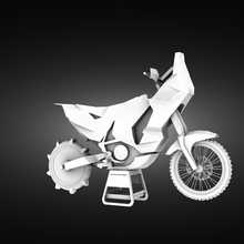 ktm 450 dakar motorcycle 3d print model - Mito3D