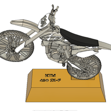ktm 450 sx-f de la art moto motocross des véhicules arbros 3d print model - Mito3D