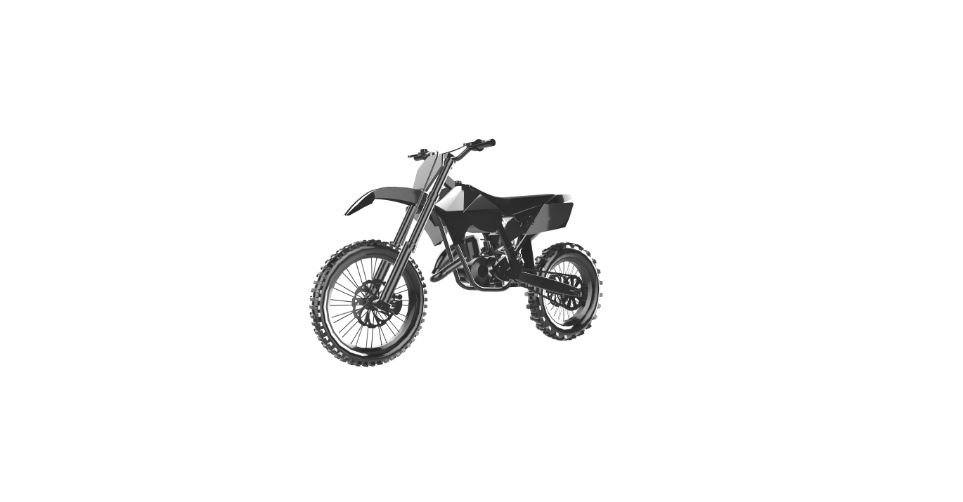 ktm dreckiges Fahrrad moto Motorrad Motor le la motorrad 3D print model - Mito3D