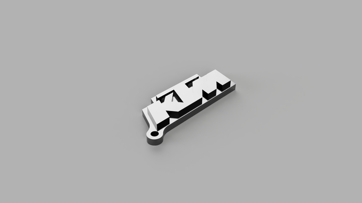 ktm porte clés duc 125 250 390 3d print model - Mito3D