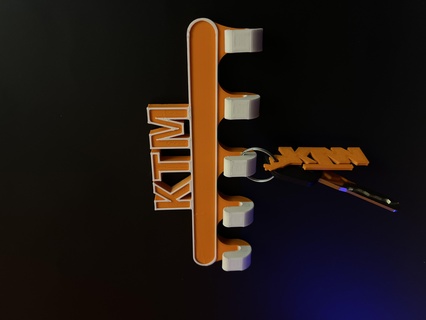 ktm chaveiro suporte moto acessórios 3d print model - Mito3D