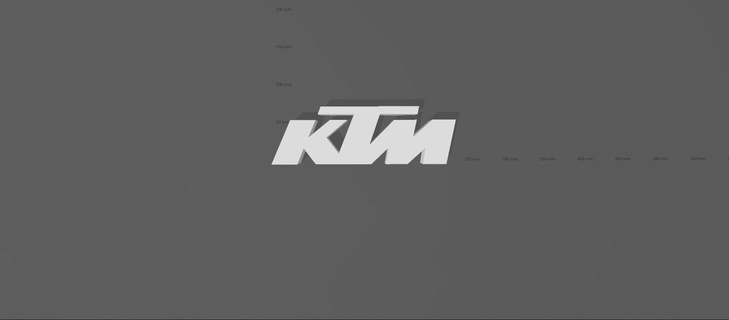 ktm logo logo decoration wall decoration car beta motorcycle rieju mrt ktm derby  3d print model - Mito3D