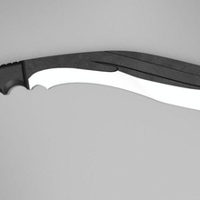 kukri cuchillo 3d print model - Mito3D