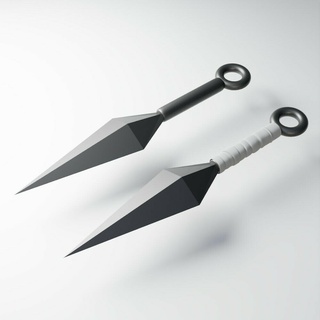 kunai ninja weapon knife throw stab manga anime game japan tool sharp danger 3d print model - Mito3D