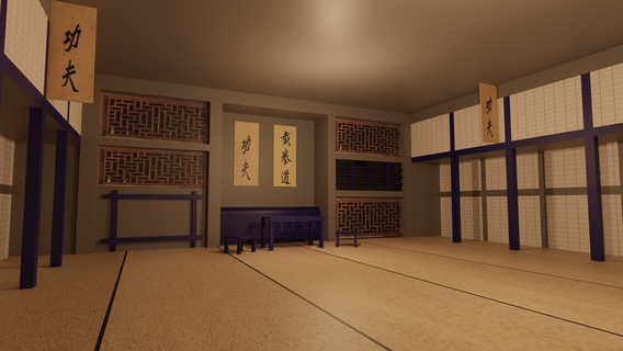 kung fu salle 3d print model - Mito3D