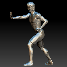 kung fu1 a arte fu karate figurine decoração bruce os homens luta 3d print model - Mito3D