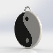 Kung fu Schlüssel Kette Zeichen Shaolin frei Design Panda 3d print model - Mito3D