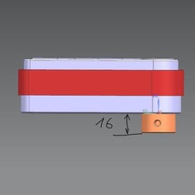kurzdorne die flipperfinger als rgriff mit und 3d print model - Mito3D