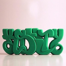 kushty art graffiti sculpture streetart balises 3d print model - Mito3D