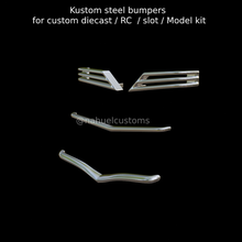 kustom steel bumpers custom diecast rc slot model kit brewster bumper bar lamp amt revell tamiya hot rod leadsled 3d print model - Mito3D