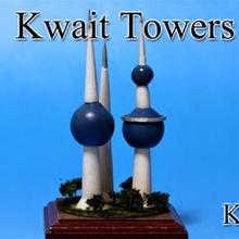 kuwait towers Architektur Gebäude-Strukturen 3d print model - Mito3D