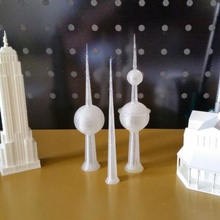 kuwait towers architecture 3d print model - Mito3D