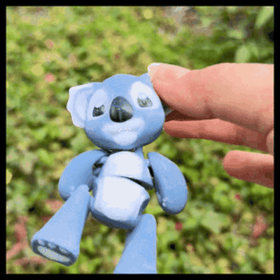 kyler koala flessibile gioco australia animale carina articolato agitarsi giocattolo creatura arte kawaii piccolo facile supporti 3d print model - Mito3D