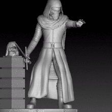 kylo ren varios starwars coleccionables la estatua estatuilla 3d print model - Mito3D