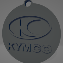 kymco keychain - motorcycles motorcycle key ring 3d print model - Mito3D