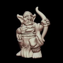 kyn finvara goblin okçu kahraman ölçek oyun 3d print model - Mito3D