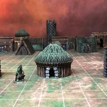 kyn finvara goblin hut heroic scale game 3d print model - Mito3D
