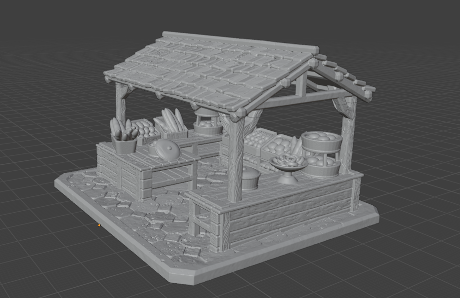 l' tal du boulanger - bakery market shop game 3D print model - Mito3D